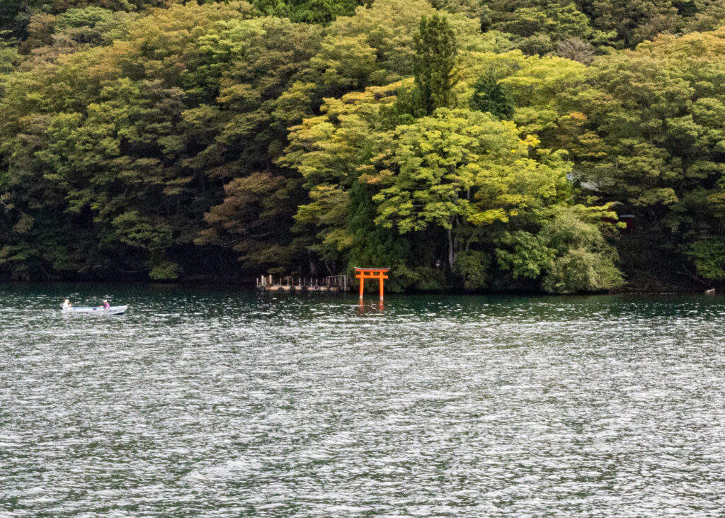 Torii Gate on Lake Ashi