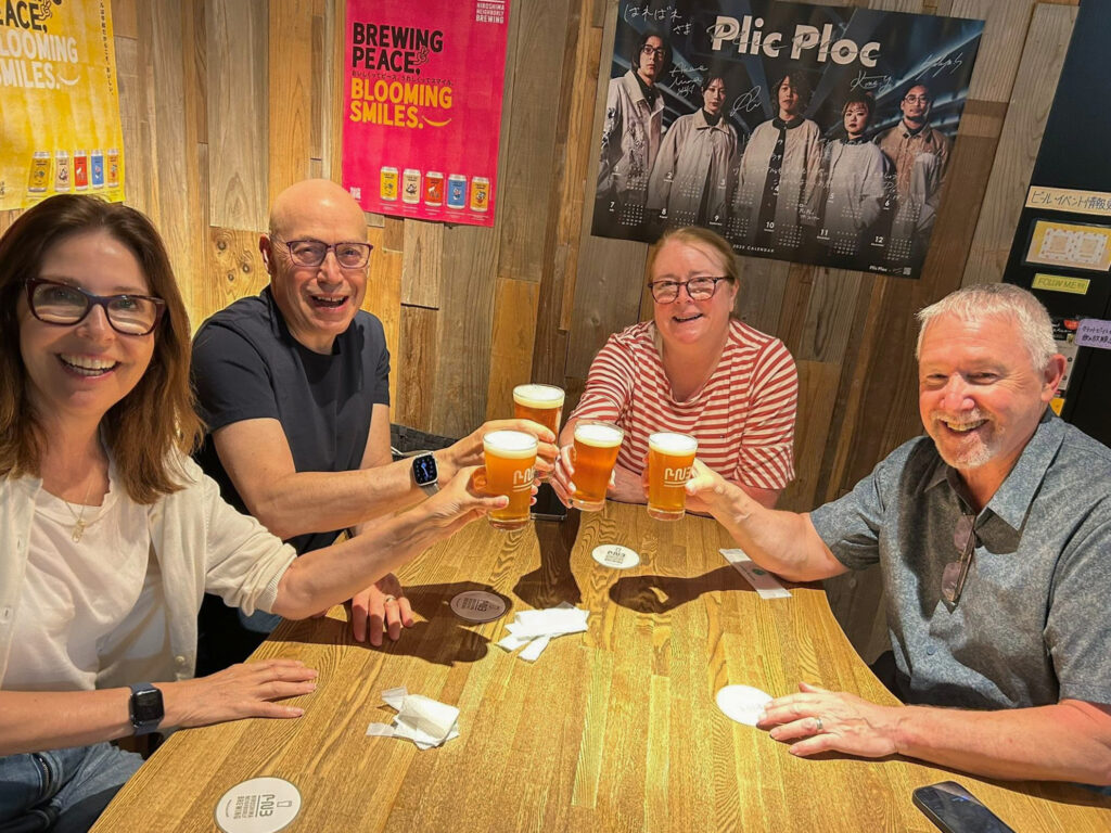 Some beers at Hiroshima Neighborly Brewing