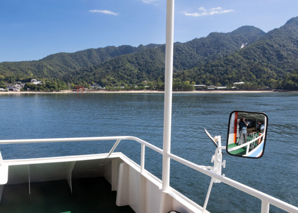 Approaching Miyajima