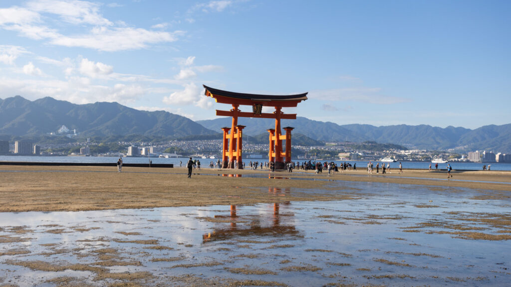 Itsukushima Shrine's torii gate