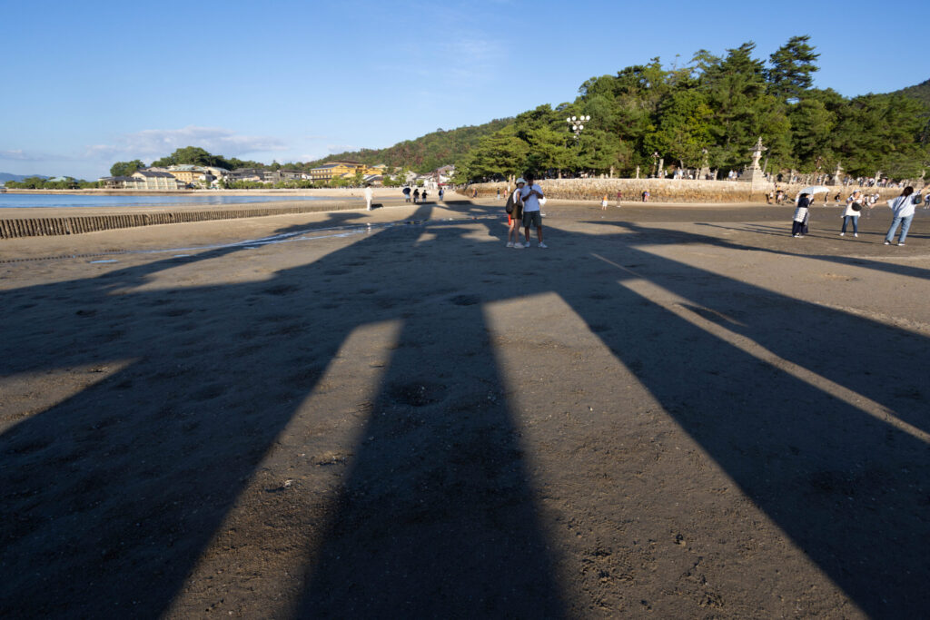 Shadow of the O-Torii gate