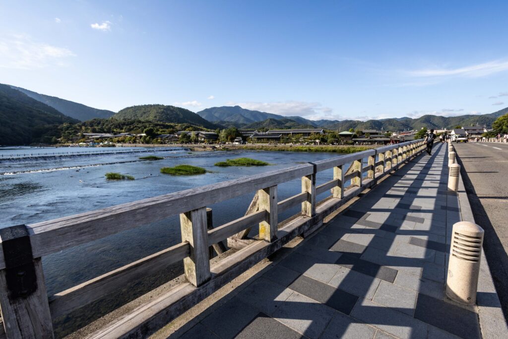 Shadows on the Togetsukyo Bridge