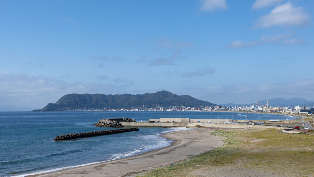 A view of Hakodate from Kappo Ryokan Wakamatsu
